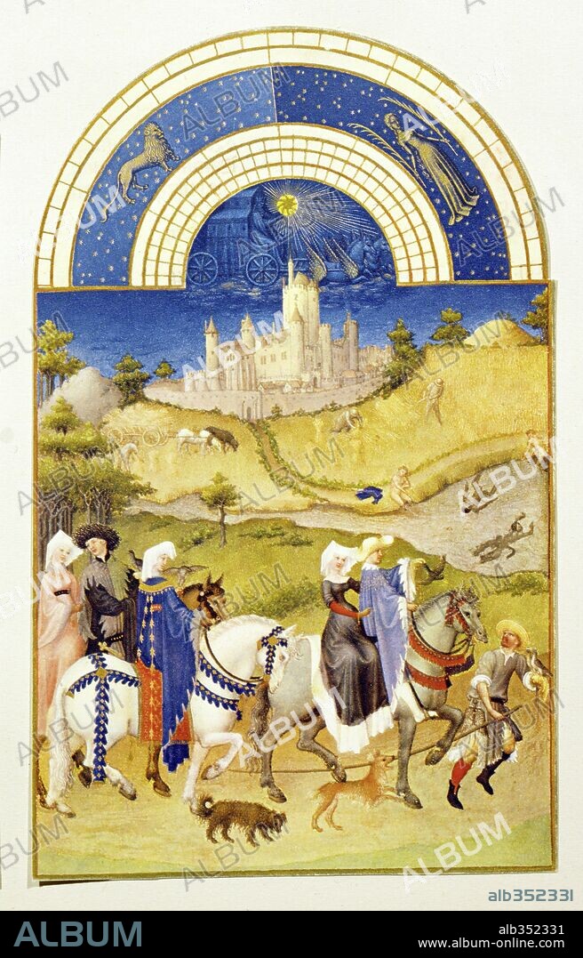 JEAN COLOMBE POL DE LIMBOURG. Les tres riches heures du Duc de Berry.