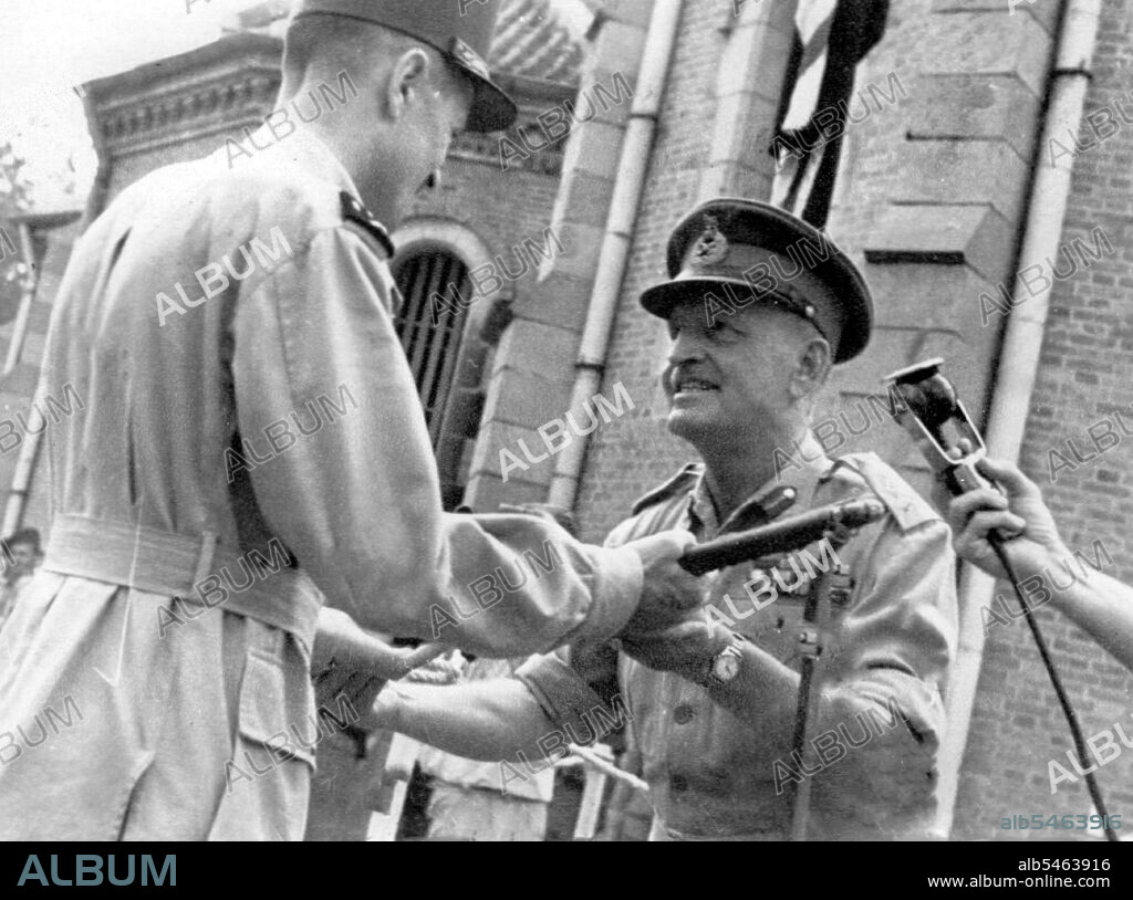 In September 1945, Gracey led 20,000 troops of the 20th Indian Division to occupy Saigon. During the Potsdam Conference in July 1945, the Allies had agreed on Britain taking control of Vietnam south of the 16th parallel from the Japanese occupiers. The French, anxious to retain their colony, persuaded Gracey's Commander in Chief, Lord Mountbatten, to authorise Gracey to declare martial law. French General Leclerc arrived in Saigon in October 1945 to assume authority but it was not until well into the first half of 1946 that enough French troops had arrived to allow General Gracey to withdraw.