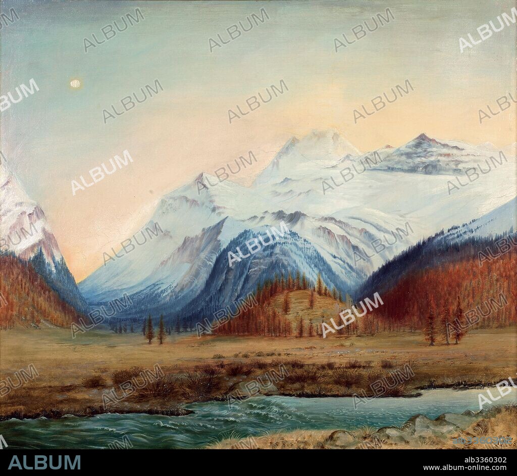 OTTO DIX. Bernina Landscape.