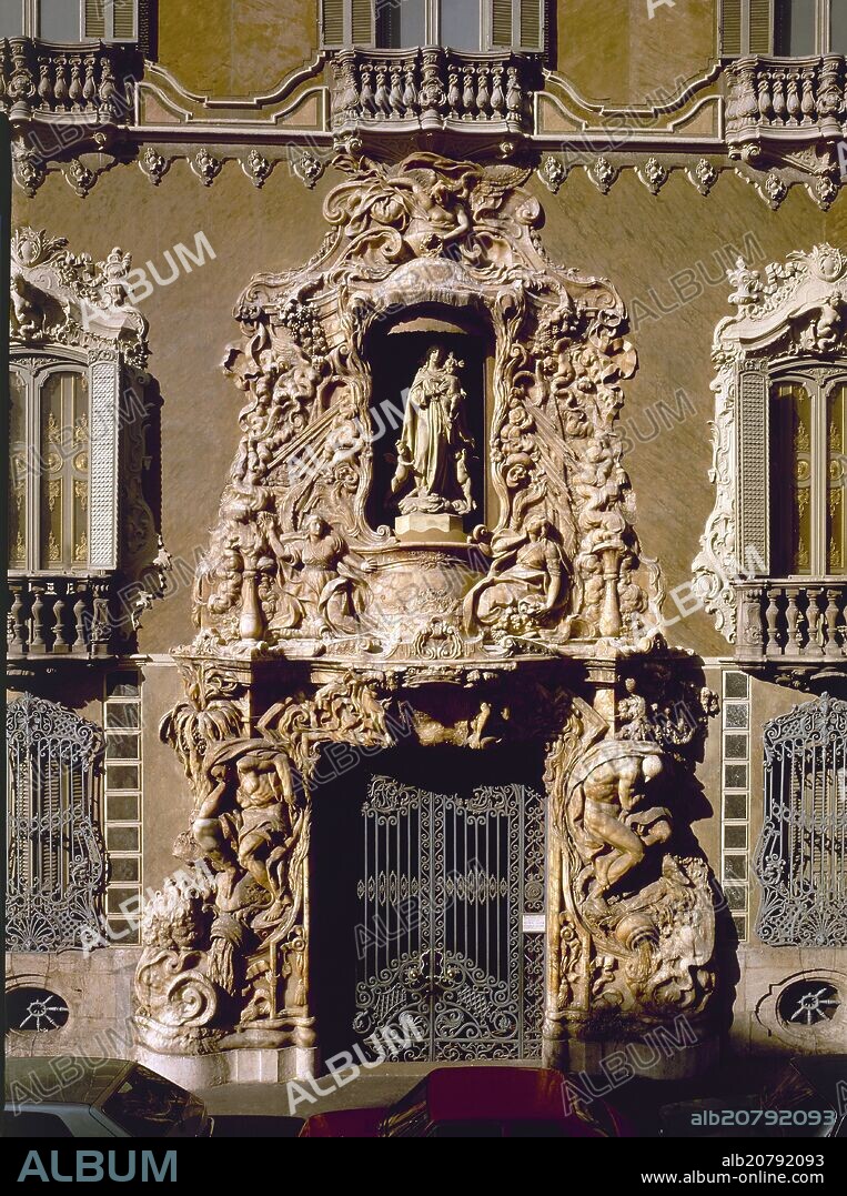 IGNACIO VERGARA (1715-1776). PORTADA REALIZADA EN ALABASTRO - 1740-1744 - BARROCO ESPAÑOL  - FOTO AÑOS 80 - FOTO AÑOS 80.