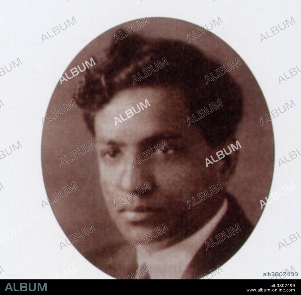 Subrahmanyan Chandrasekhar (October 19, 1910 - August 21, 1995) was an Indian-American astrophysicist. He was awarded, along with William A. Fowler, the 1983 Nobel Prize for Physics, with Chandrasekhar cited for his mathematical theory of the physical processes of importance to the structure and evolution of the stars. This work led to the currently accepted theory on the later evolutionary stages of massive stars, including black holes. He studied at Presidency College, Madras (now Chennai) and University of Cambridge. He spent most of his career at the University of Chicago, spending some time in its Yerkes Observatory, and serving as editor of The Astrophysical Journal from 1952 to 1971. He became a naturalized citizen of the United States in 1953. He served on the University of Chicago faculty from 1937 until his death in 1995 at the age of 84. No photographer credited, undated.