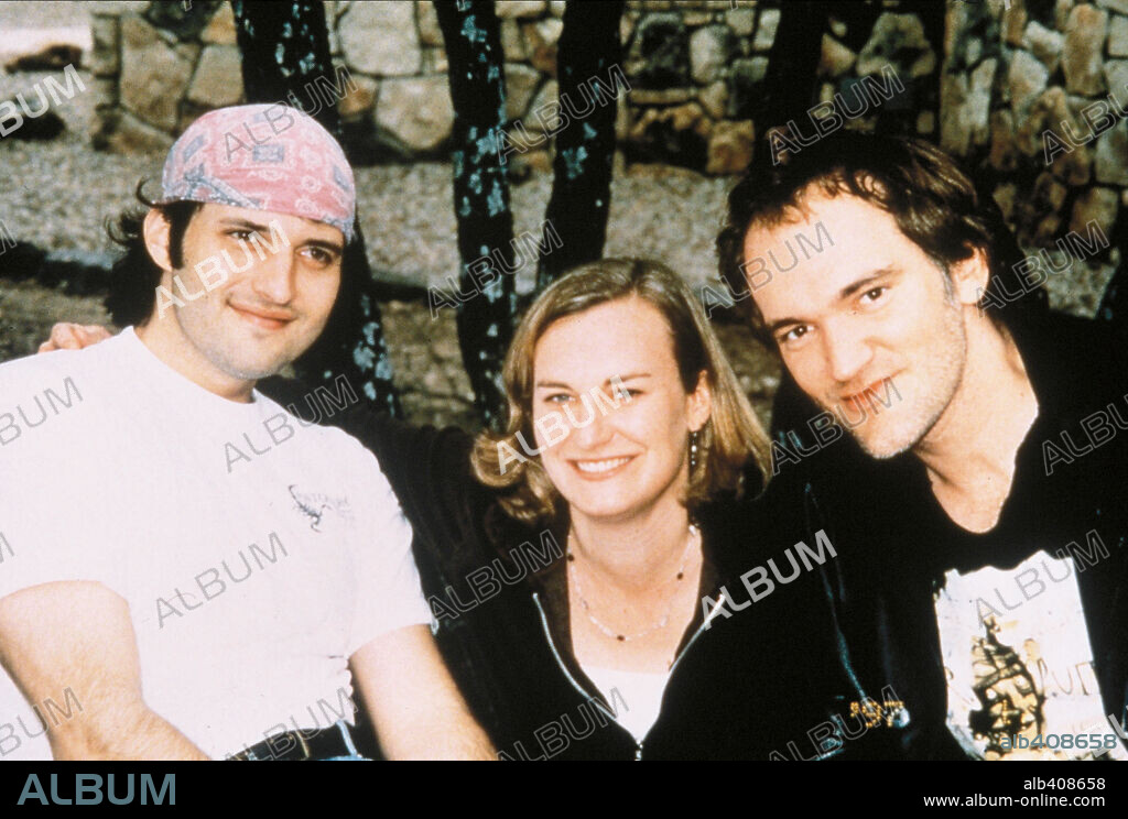 QUENTIN TARANTINO et ROBERT RODRIGUEZ dans FULL TILT BOOGIE, 1997, réalisé par SARAH KELLY. Copyright MIRAMAX.