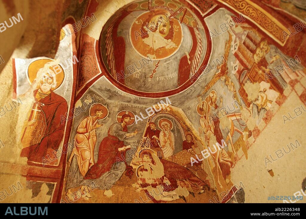 Elmali Kilise(iglesia de la manzana),Museo al aire libre.Göreme.Capadocia.Turquia.