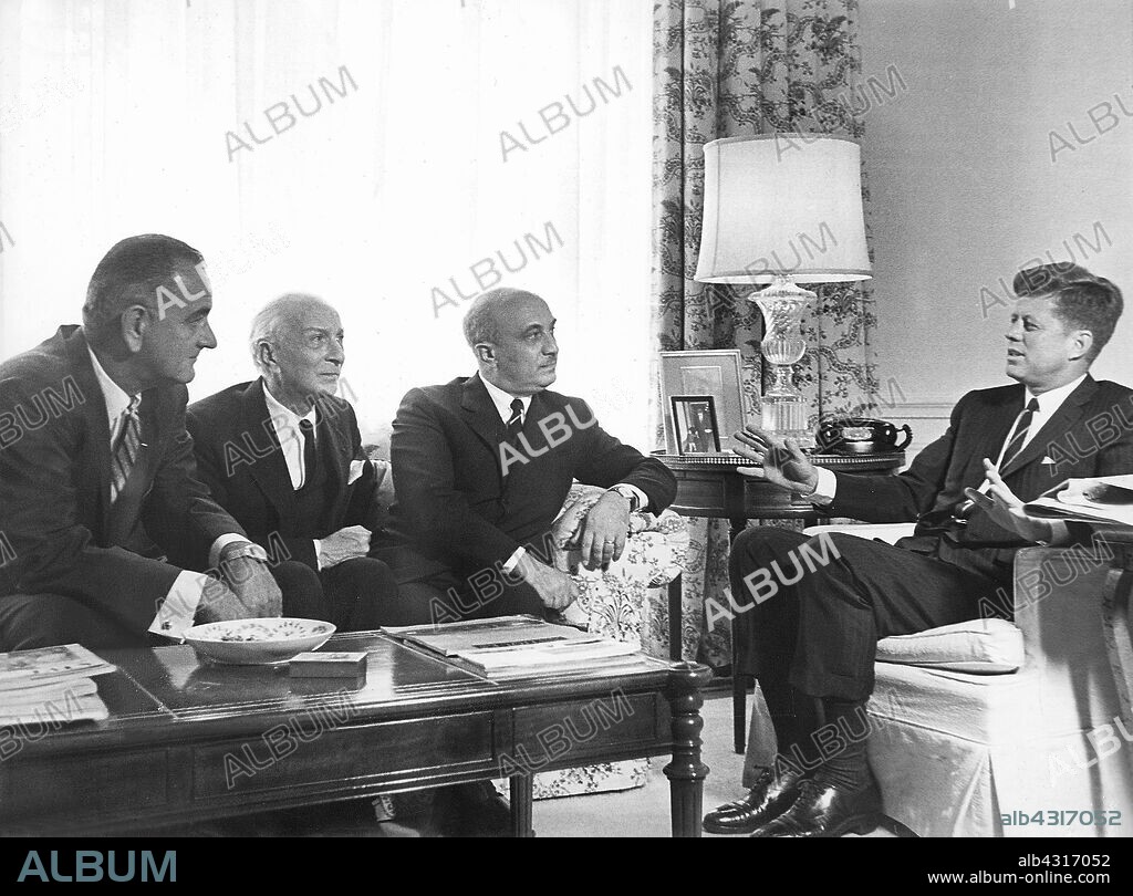 John Fitzgerald Kennedy. Lyndon B. Johnson. Amintore Fanfani. Antonio Segni.