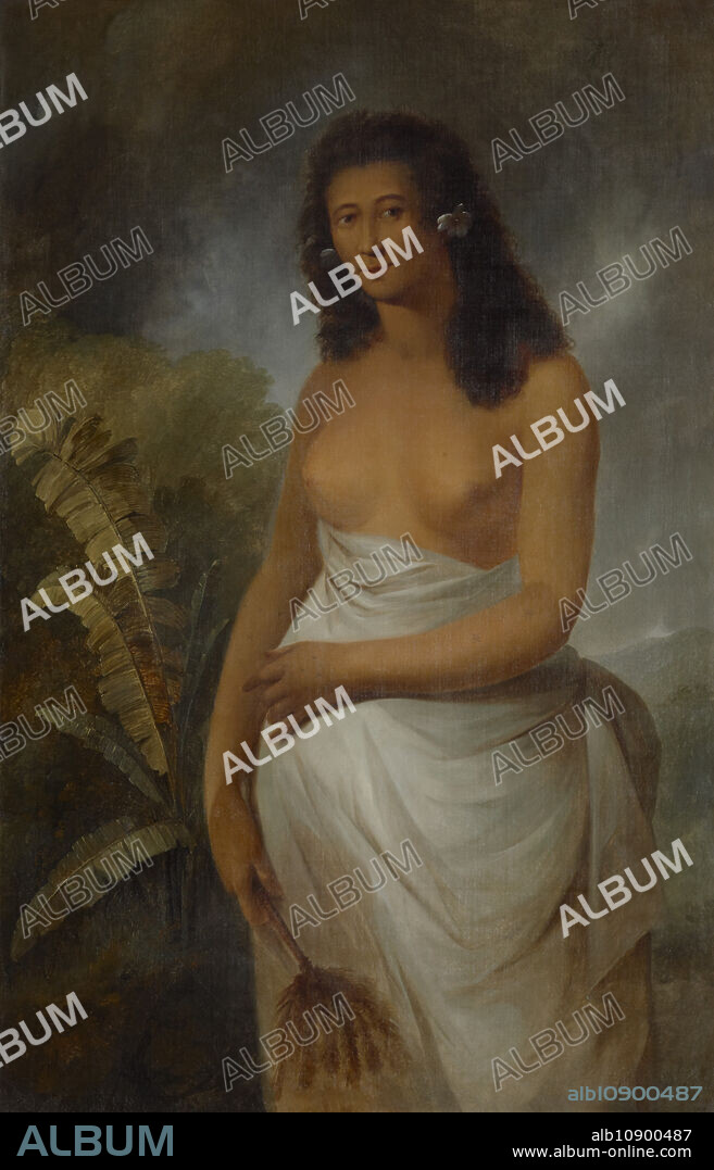 JOHN WEBBER. Poedua [Poetua], daughter of Oreo, chief of Ulaietea, one of the Society Isles, 1785. A portrait of a Pacific princess conceals an early clash of cultures. Poetua was the daughter of Oreo, a chief of Ra‘iatea. While British explorer James Cook was anchored there, on his third Pacific voyage, two of his crew deserted. To force the locals to help return them, Cook took Poetua hostage, along with her husband and brother. Poedua was the first portrait to present a Pacific woman to European audiences.