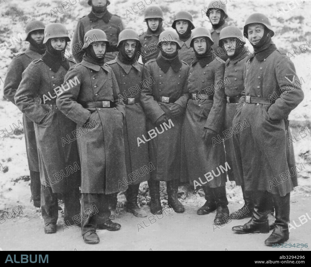 Wehrmacht Troops in Winter Gear, 1940.