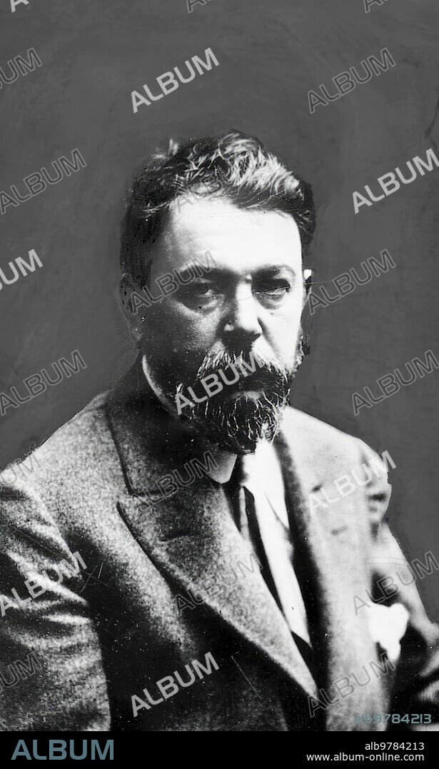 Agosto 1923. El eminente pintor D. Joaquin Sorolla que ha fallecido en Cercedilla.
(foto Kaulac).