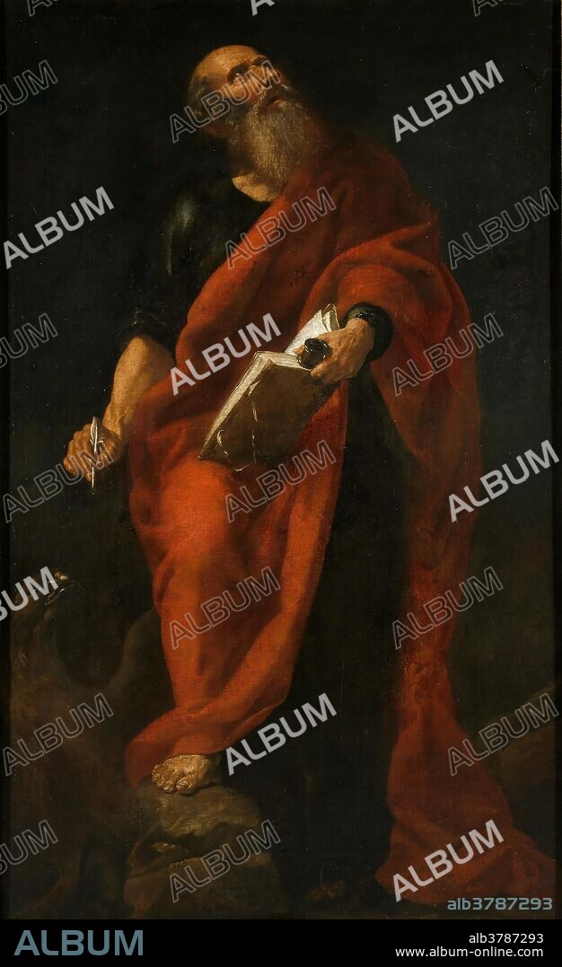Juan Ribalta / 'San Juan Evangelista'. 1618 - 1624. Óleo sobre lienzo, 182 x 113 cm.