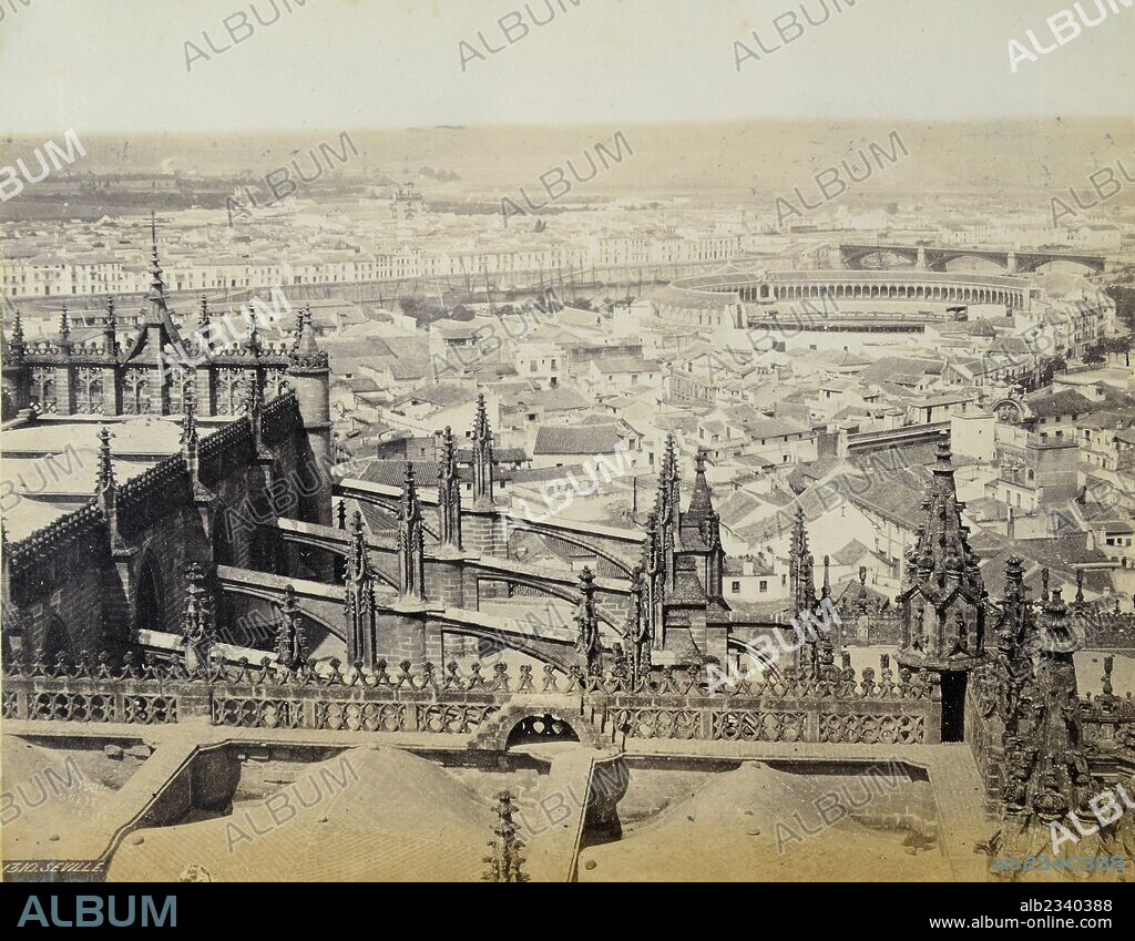 Sevilla, Panorámica desde el tejado de la Catedral.