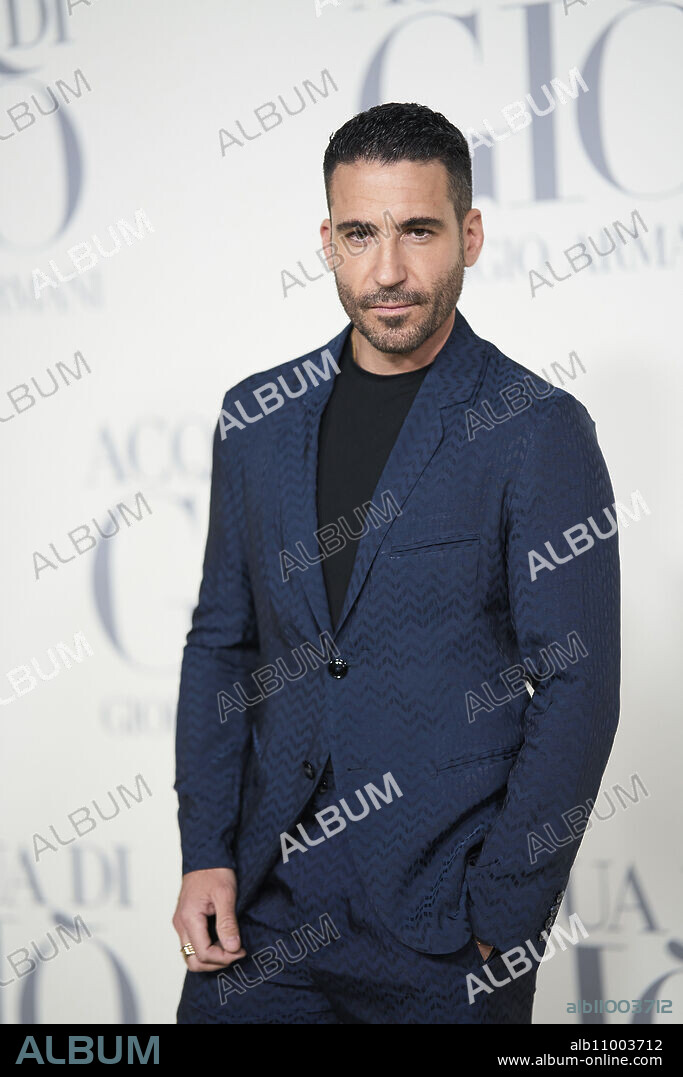 Miguel Angel Silvestre attends 'ACQUA DI GIO' By Giorgio Armani - Photocall at Matadero on March 7, 2024 in Madrid, Spain.