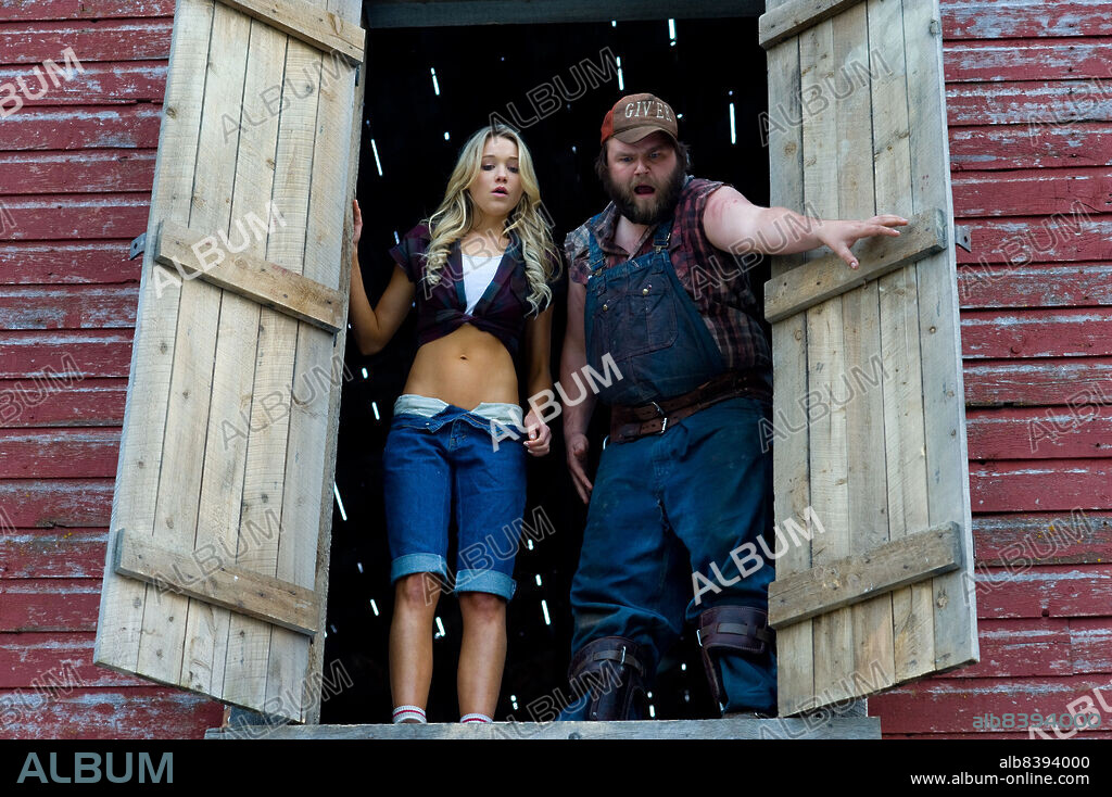KATRINA BOWDEN and TYLER LABINE in TUCKER AND DALE VS EVIL, 2010, directed by ELI CRAIG. Copyright EDEN ROCK MEDIA/LOOBY LOU/RELIANCE MOTION PICTU/URBAN ISLAND.