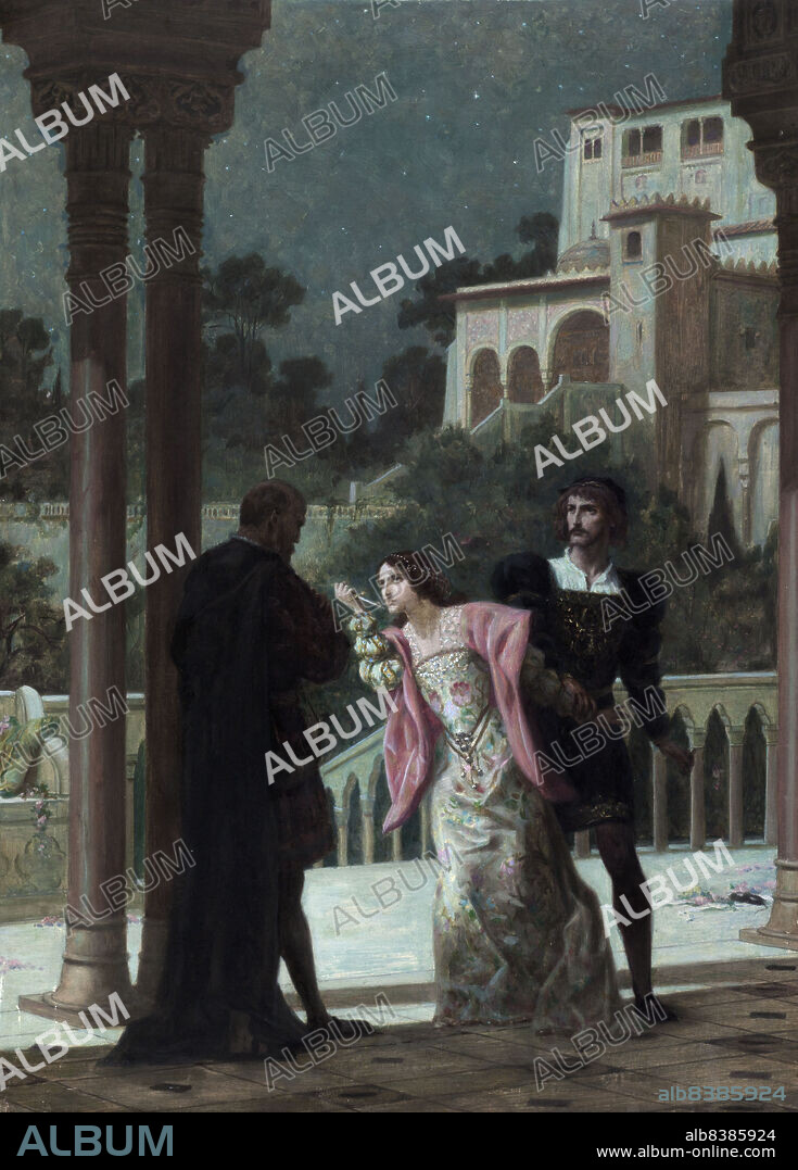 LOUIS EDOUARD PAUL FOURNIER. Hernani; - last act, 1903.