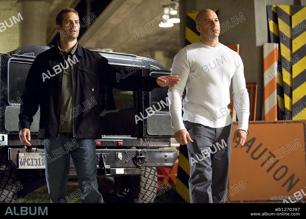 PAUL WALKER und VIN DIESEL in FAST & FURIOUS, 2009, unter der Regie von JUSTIN LIN. Copyright UNIVERSAL PICTURES.