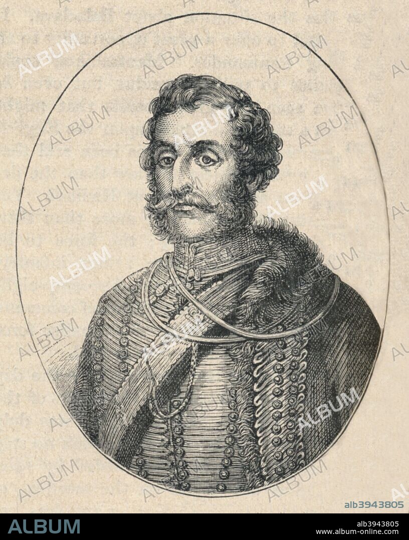 'Lord Cardigan', 1902. James Thomas Brudenell (1797-1868), 7th earl of Cardigan and soldier during the Crimea War. From Battles of the Nineteenth Century, Vol. I. [Cassell and Company, Limited, London, Paris, New York & Melbourne, 1902].