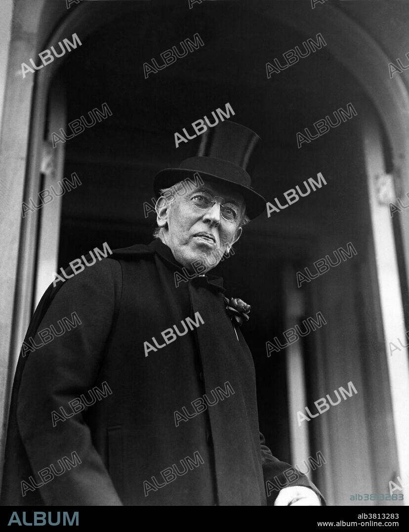 Wilson on his 65th birthday, 1921. Thomas Woodrow Wilson (December 28, 1856 - February 3, 1924) was the 28th President of the USA (1913-21). Wilson was elected President as a Democrat in 1912. Upon taking office he instituted reforms including the changing of the tariff, the revising of the banking system, the checking of monopolies and fraudulent advertising and the prohibiting of unfair business practices. During WWI, he raised billions of dollars through Liberty Bonds, set up the War Industries Board, promoted labor union cooperation, supervised agriculture and food production through the Lever Act, took over control of the railroads, and suppressed anti-war movements. In the late stages of the war, Wilson took personal control of negotiations with Germany, including the armistice. In 1918, he issued his Fourteen Points, his view of a post-war world that could avoid another terrible conflict. In 1919, he went to Paris to create the League of Nations and shape the Treaty of Versailles. For his peace-making efforts, particularly his advocacy of the League of Nations, Wilson was awarded the 1919 Nobel Peace Prize. He died in 1924 at the age of 67.