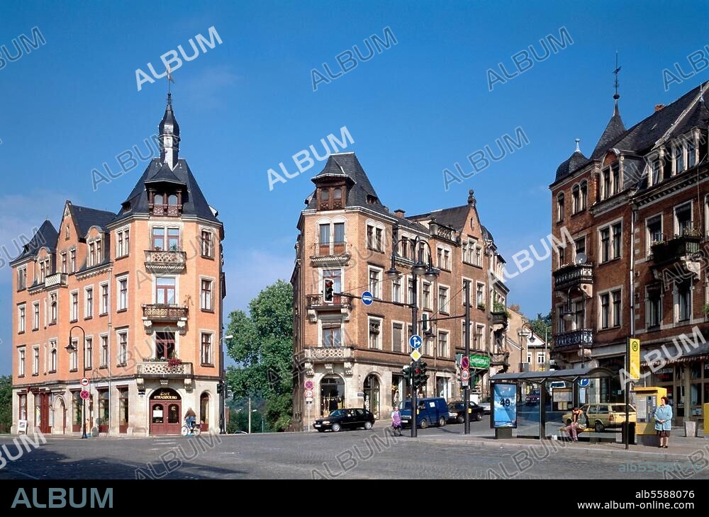 Dresden, Loschwitz / Körnerplatz. © L. Hammel / J. Peter. 6 × 9 cm.