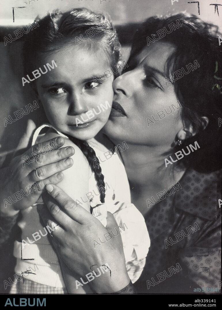 ANNA MAGNANI in BELLISSIMA, 1951, unter der Regie von LUCHINO VISCONTI. Copyright CEI INCOM.