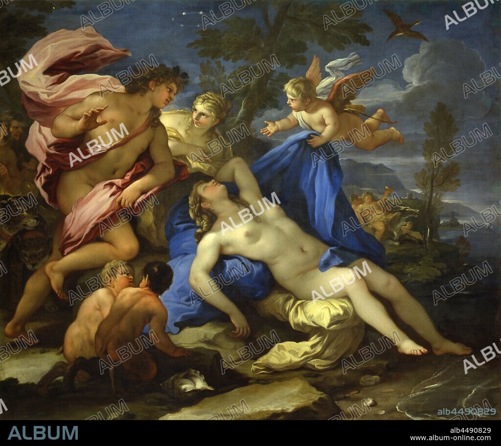 LUCA GIORDANO. Ariadne Abandoned by Theseus on Naxos.