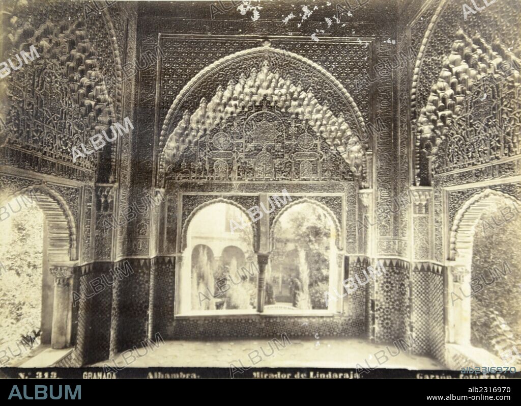 Granada, la Alhambra: Mirador de Lindaraja.
