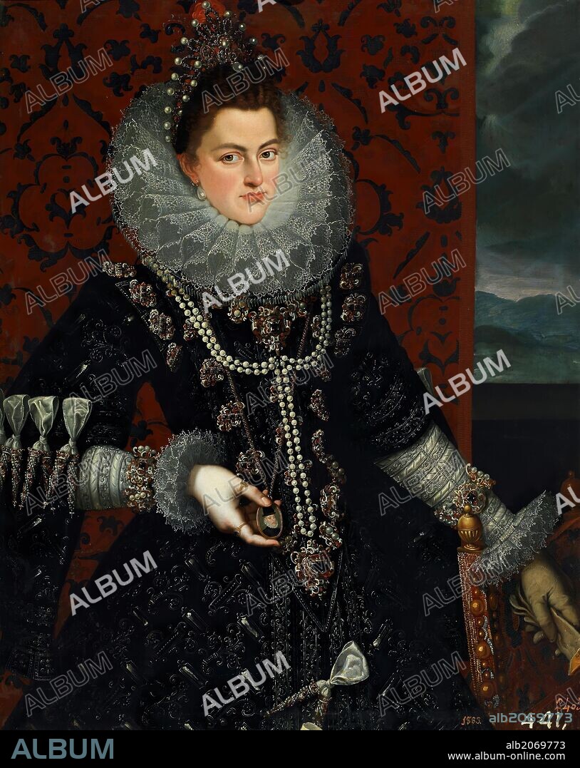 Juan Pantoja de la Cruz / 'Infanta Isabella Clara Eugenia', 1598-1599, Spanish School, Oil on canvas, 112 cm x 89 cm, P00717.
