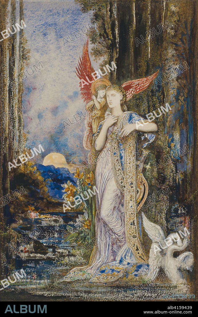 L'Inspiration. Gustave Moreau; French, 1826-1898. Date: 1883-1898