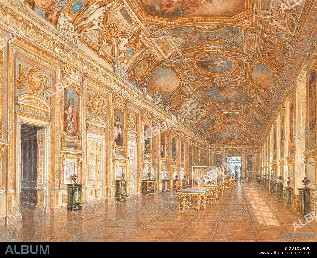 FRANZ ALT. Galerie d'Apollon, Louvre.