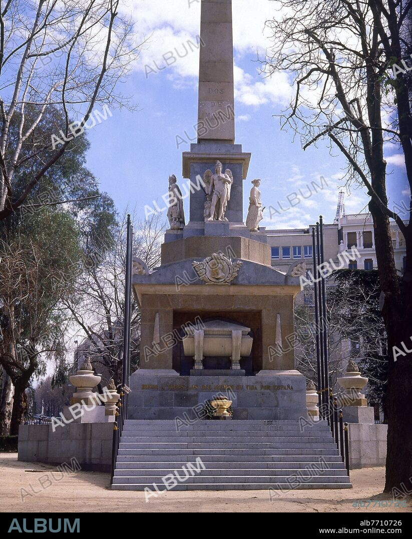 ISIDRO GONZALEZ VELAZQUEZ (1765-1840). OBELISCO AL 2 DE MAYO O INDEPENDENCIA.