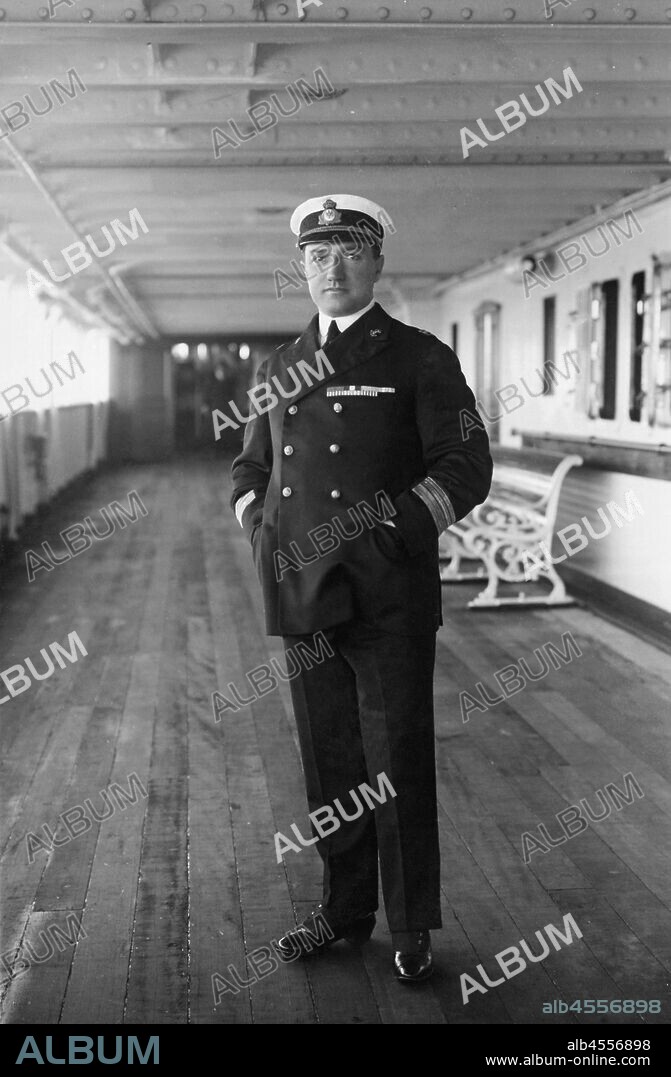 Amedeo pinceti. captain of conte verde transatlantic. 1930.