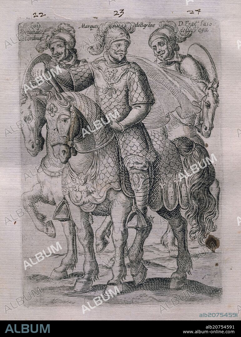 ALONSO DE OVALLE. CONQUISTADORES DE CHILE - LUIS FERNANDEZ DE CORDOBA Y ARCE, FRANCISCO LOPEZ DE ZUÑIGA (MARQUES DE BAIDES) Y FRANCISCO LASO DE LA VEGA.