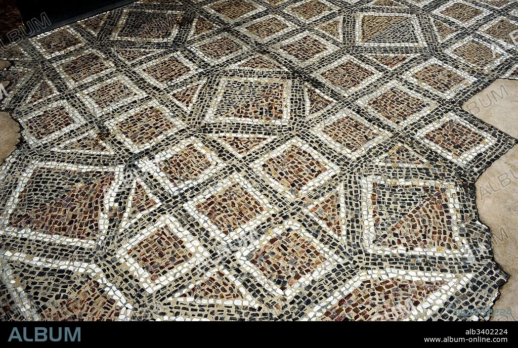 Iglesias d'Egara. Mosaico de la iglesia de Santa María de Terrassa. Siglo V.