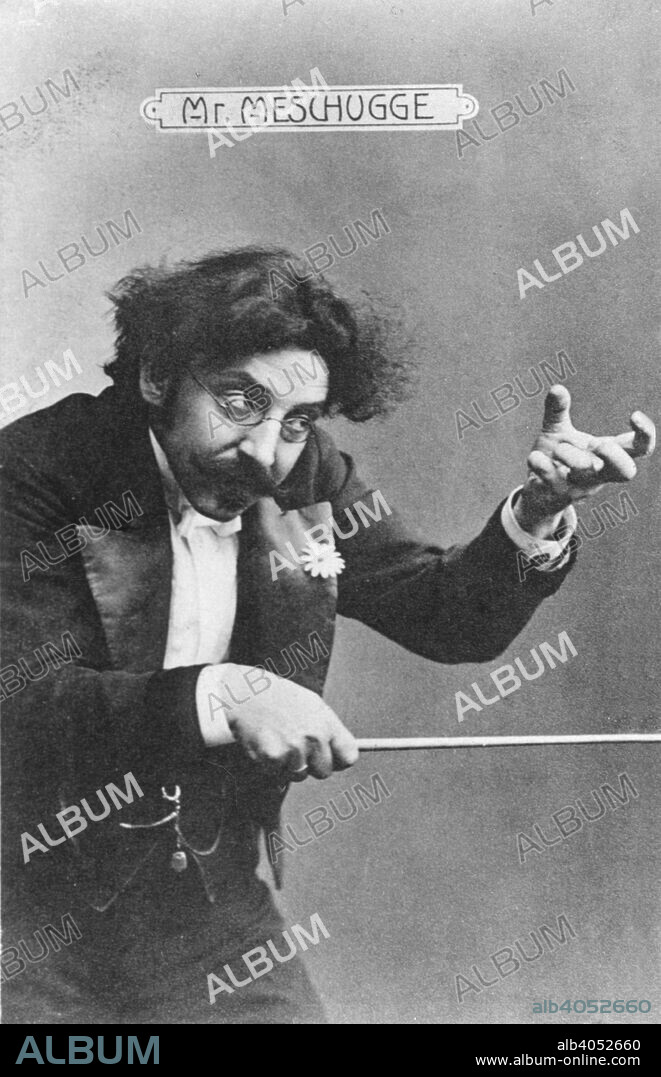 Mr Meschugge, 1910. Postcard published by Julius Staudt, Berlin, Germany.