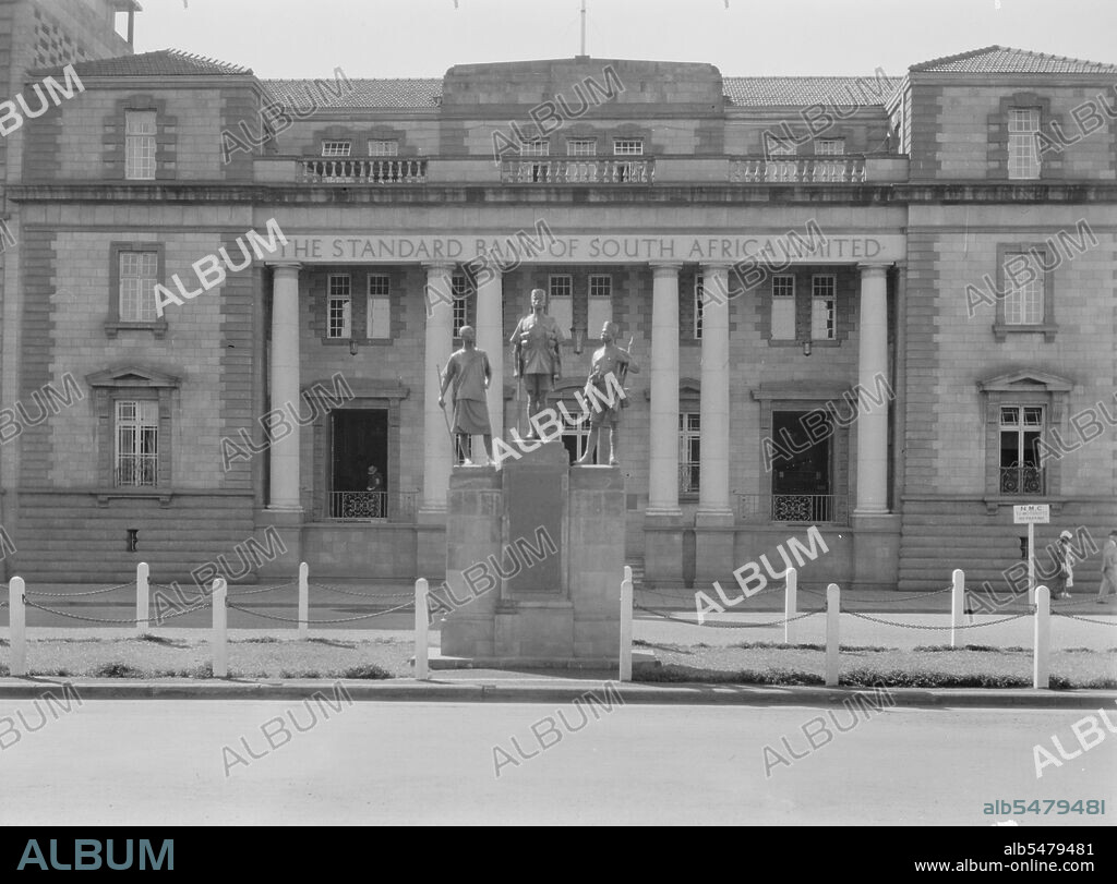 Building of the Standard Bank of South Africa Limited in Nairobi Kenya ca. 1936.