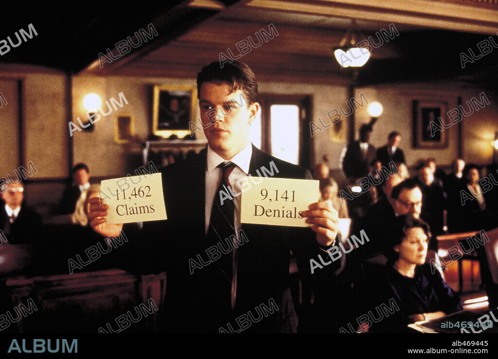 MATT DAMON en LEGITIMA DEFENSA, 1997 (THE RAINMAKER), dirigida por FRANCIS FORD COPPOLA. Copyright PARAMOUNT PICTURES.