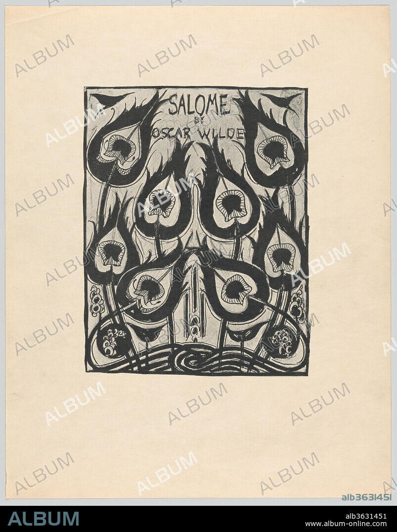 Aubrey Beardsley's Illustrations to Salome by Oscar Wilde. Artist: Aubrey Vincent Beardsley (British, Brighton, Sussex 1872-1898 Menton). Dimensions: 13 7/8 x 11 in. (35.2 x 27.9 cm). Publisher: Probably John Lane, The Bodley Head , London. Date: [1906-7].