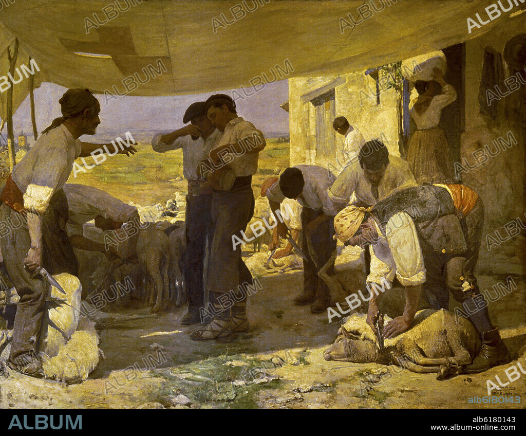 SANTA MARIA MARCELIANO (1866-1952). EL ESQUILEO - 1898 - 213x274.