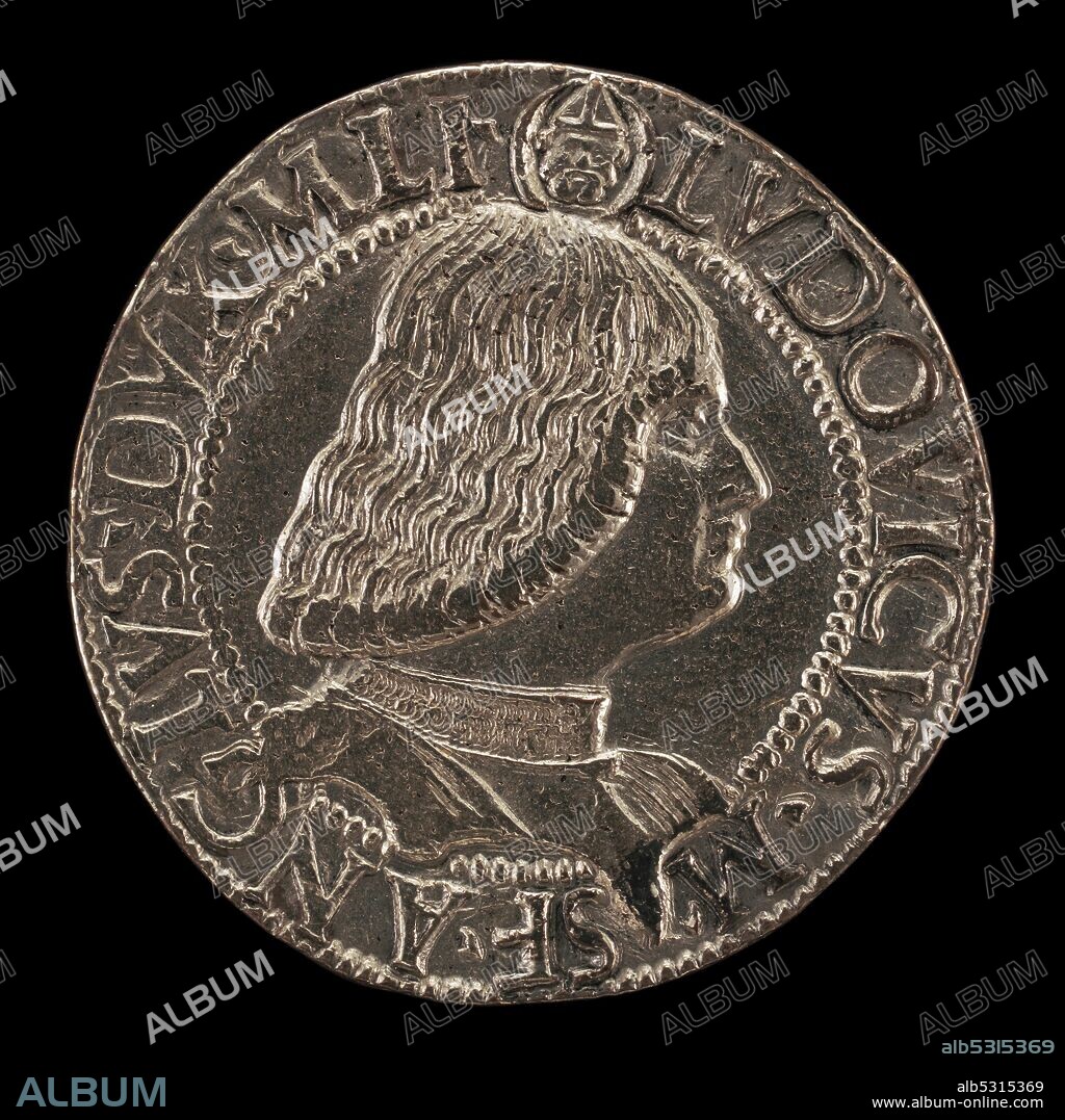 Lodovico Maria Sforza, called il Moro, 1451-1508, 7th Duke of Milan 1494-1500 [obverse], 1494/1500.