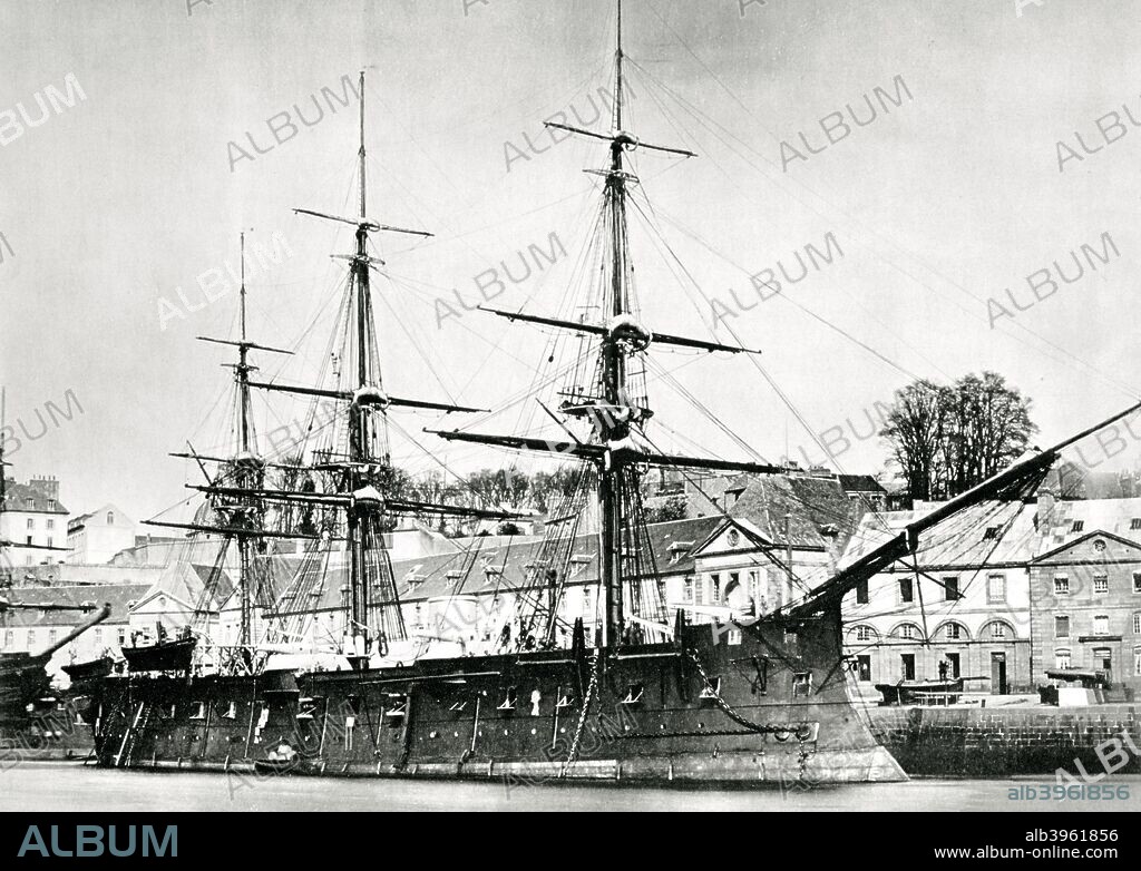French warship, 'l'Ocean', 1868.