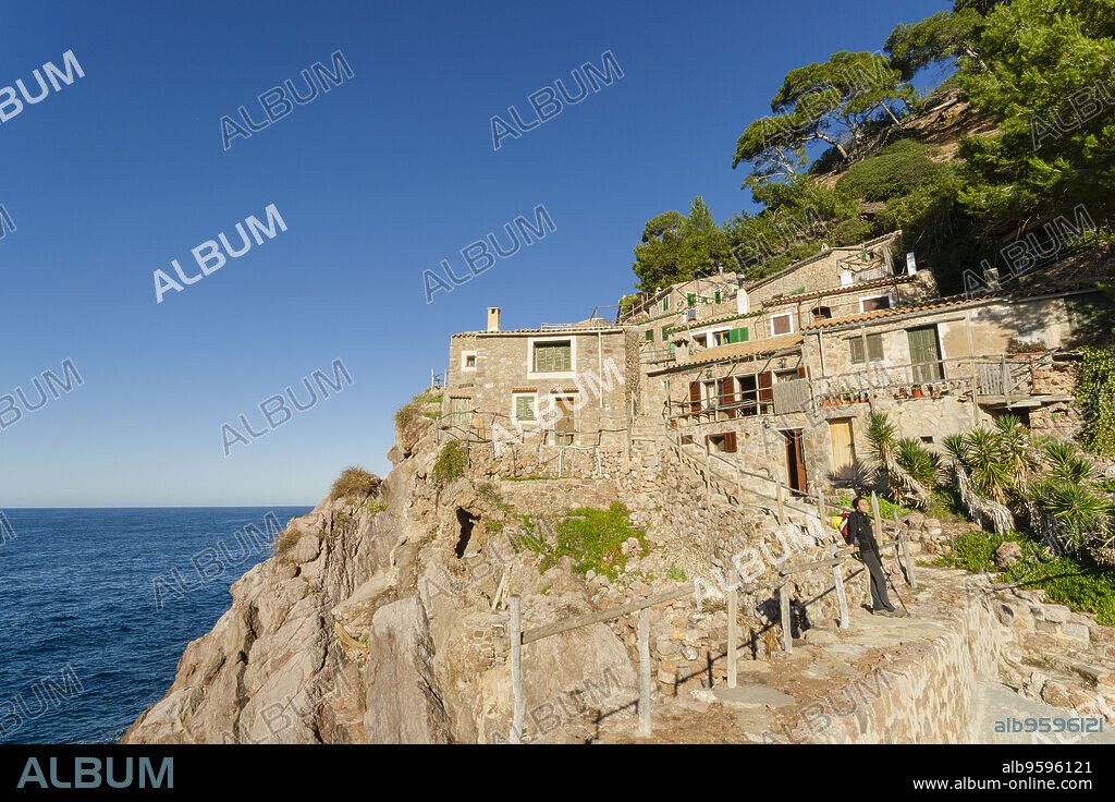 Es Caló de S' Estaca.Valldemossa, Parque natural de la Sierra de Tramuntana. Mallorca. Islas Baleares. Spain.