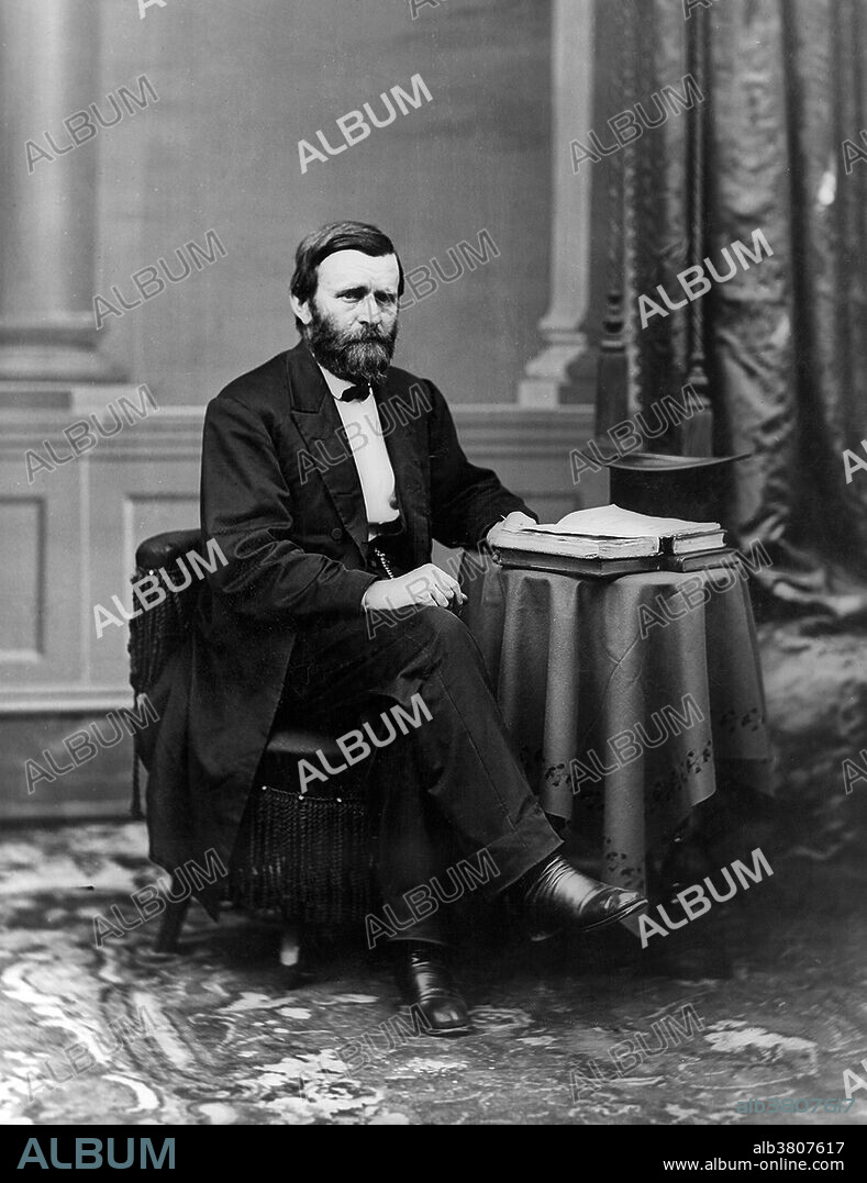 Ulysses S. Grant (born Hiram Ulysses Grant; April 27, 1822 - July 23, 1885) was the 18th President of the United States. A career soldier, he graduated from the United States Military Academy at West Point and served in the Mexican-American War. Under Grant, the Union Army defeated the Confederate military and effectively ended the war with the surrender of Robert E. Lee's army at Appomattox. Grant's two consecutive terms as President stabilized the nation after the war and during the turbulent Reconstruction period that followed. Historians until recently have given Grant's presidency the worst rankings; however, his reputation has significantly improved because of greater appreciation for his foreign policy and civil rights achievements, particularly: avoiding war with Britain and Spain, the Fifteenth Amendment, persecution of the Ku Klux Klan, and enforcement of voting rights. Grant died of throat cancer at the age of 63 in Mount McGregor. His last words were, "I hope that nobody will be distressed on my account." His body lies in New York City's Riverside Park, in what is now known as General Grant National Memorial ("Grant's Tomb"), the largest mausoleum in North America.