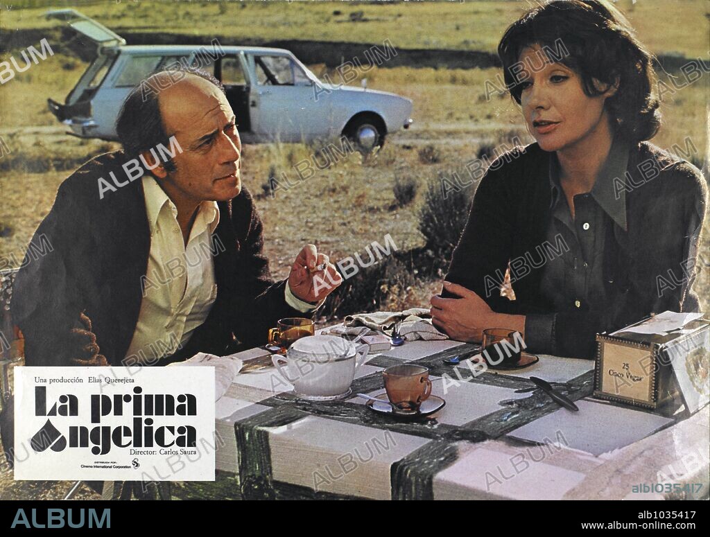 JOSE LUIS LOPEZ VAZQUEZ und LINA CANALEJAS in LA PRIMA ANGELICA, 1974, unter der Regie von CARLOS SAURA. Copyright ELIAS QUEREJETA, P.C.