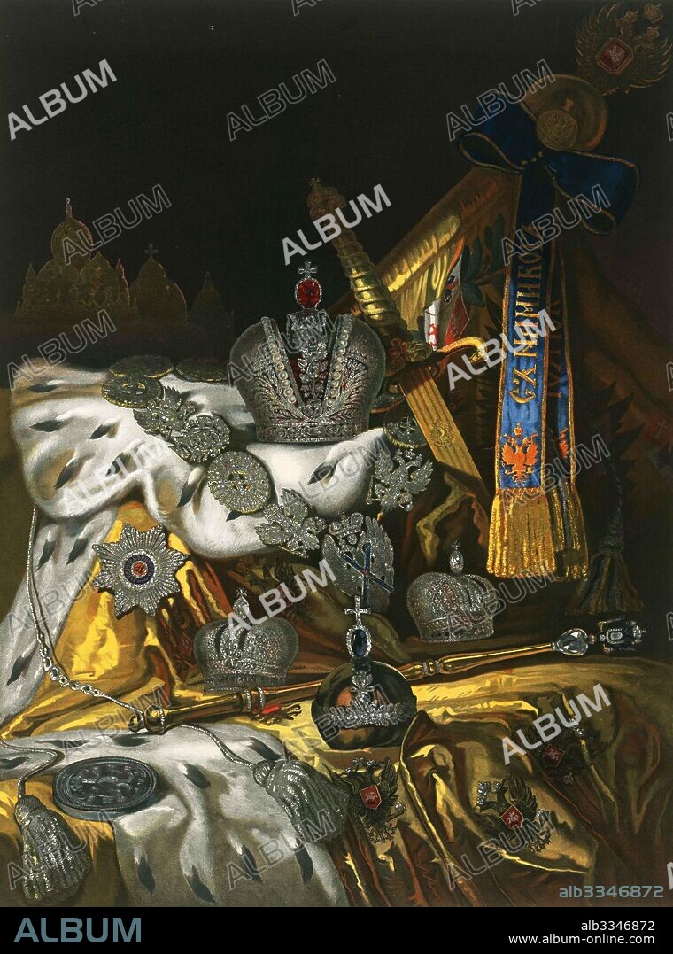 ANONYMOUS. Picture of the Russian Imperial Regalia.