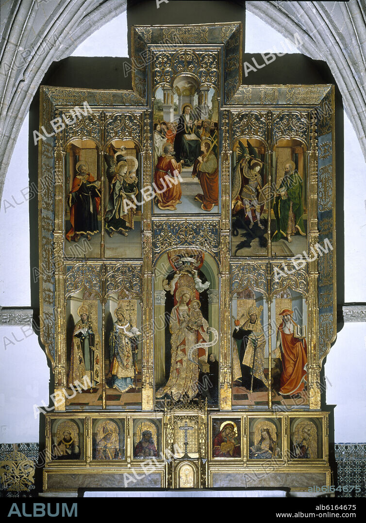 ALEJO FERNANDEZ ALEMAN (1475-1545). CAPILLA DE SANTA MARIA DE JESUS - RETABLO DE MAESE RODRIGO - SIGLO XVI.
