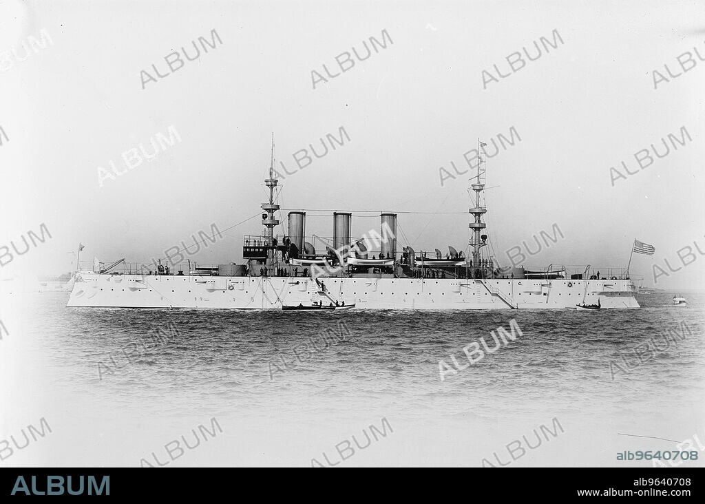 EDWARD H HART. U.S.S. New York, (1899?).