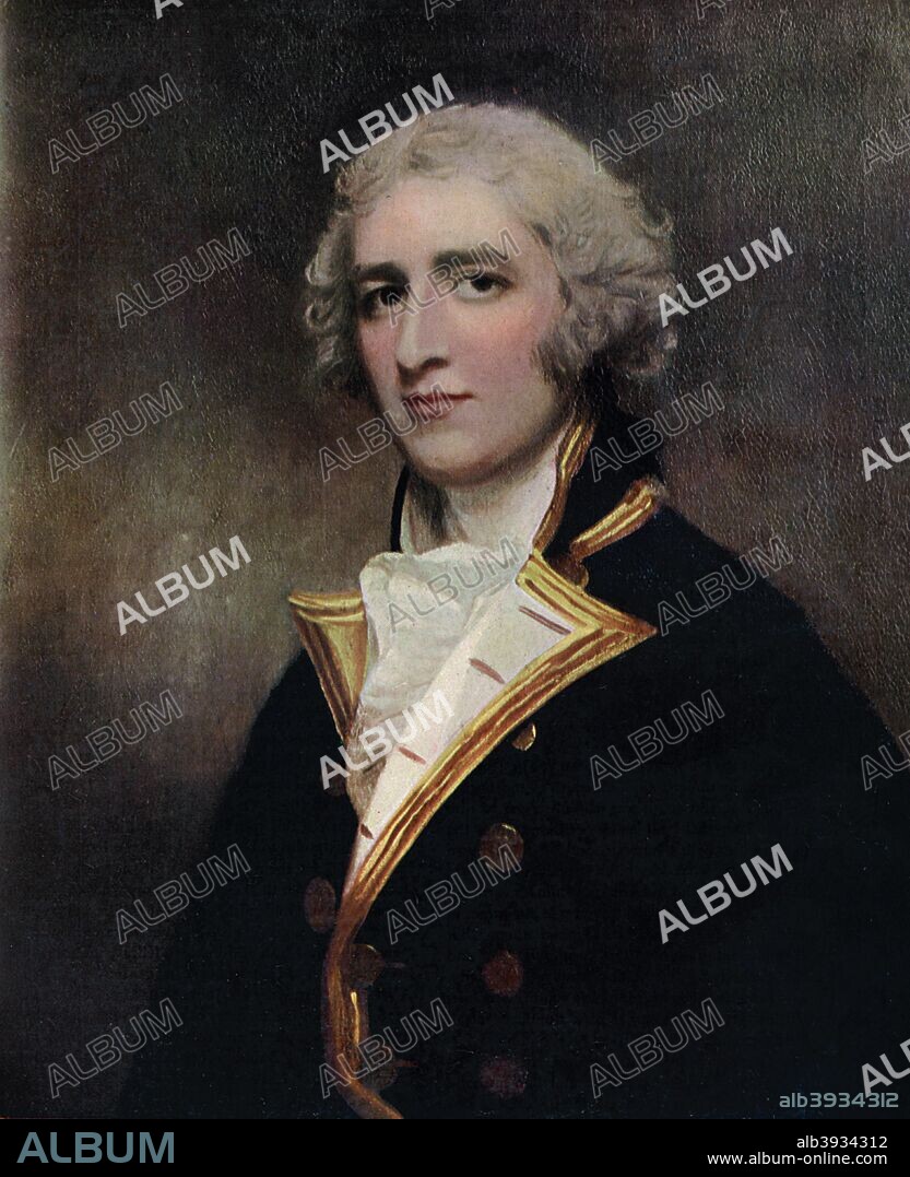 Captain William Bentinck (1764-1813), naval commander, 1787-1788 (1910). Found in the collection of the National Maritime Museum, London. From The Connoisseur magazine (September 1910).