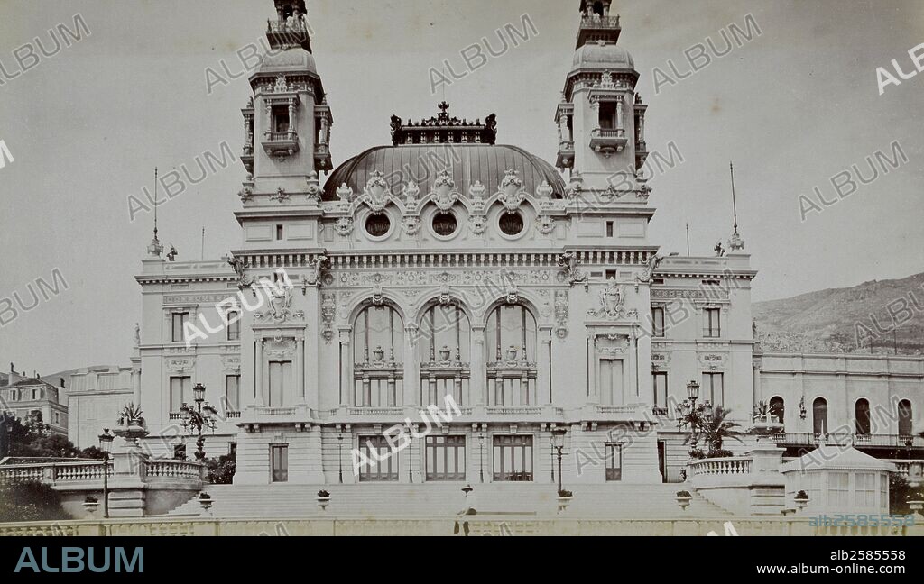 CHARLES GARNIER. Mónaco, edificio de la Ópera de Montecarlo.