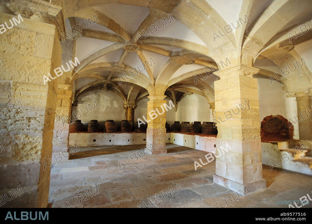almacen de aceite del conde de Tomar, - Adega De Azeite-, convento de Cristo,año 1162, Tomar, distrito de Santarem, Medio Tejo, region centro, Portugal, europa.