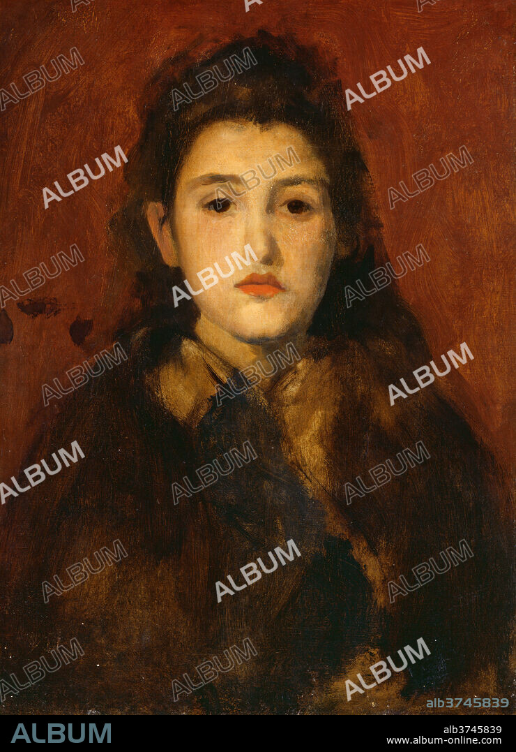 JAMES ABBOTT MCNEILL WHISTLER. Alice Butt. Dated: c. 1895. Dimensions: overall: 51.7 x 38.1 cm (20 3/8 x 15 in.)  framed: 86.4 x 73 x 8.9 cm (34 x 28 3/4 x 3 1/2 in.). Medium: oil on canvas.