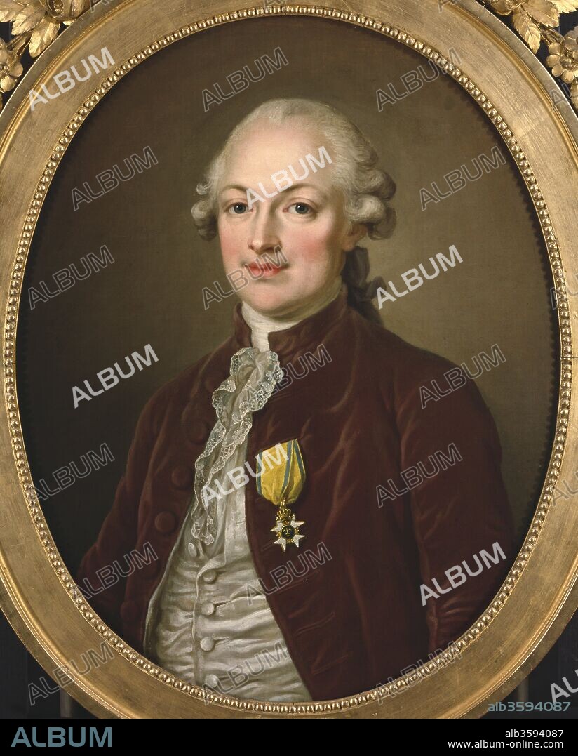ULRIKA FREDRIKA PASCH. Portrait of Baron Erik Magnus Staël von Holstein (1749-1802).