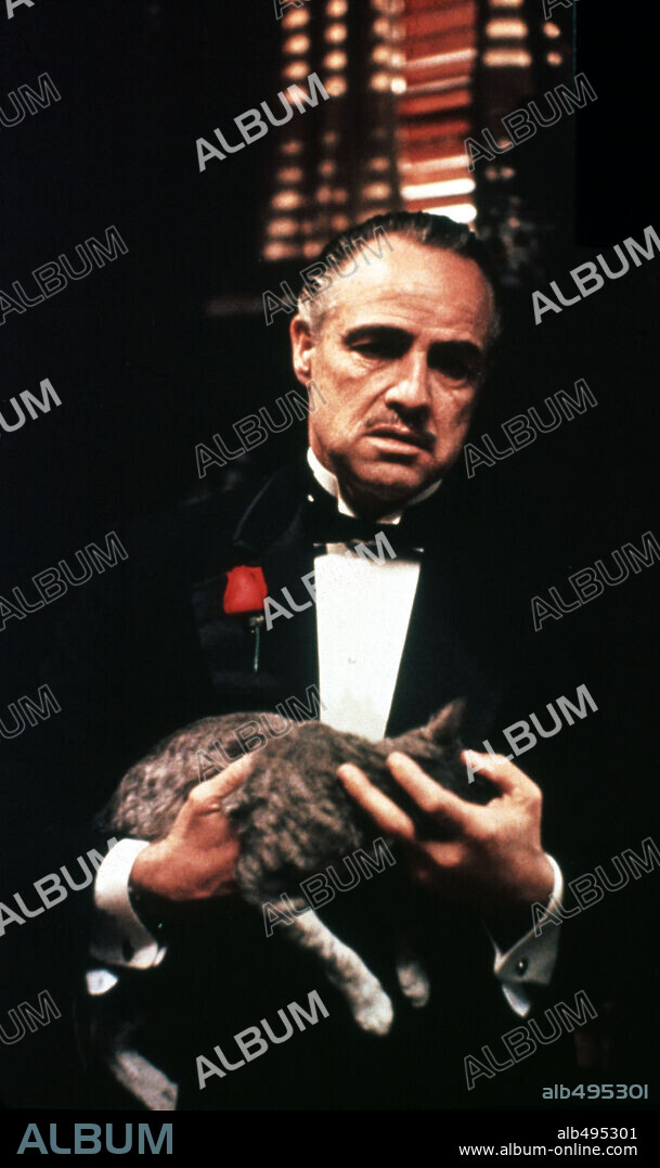 MARLON BRANDO in THE GODFATHER, 1972, unter der Regie von FRANCIS FORD COPPOLA. Copyright PARAMOUNT PICTURES.