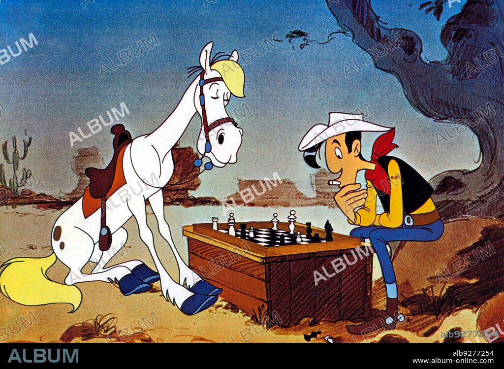 DAISY TOWN, 1971, directed by RENE GOSCINNY. Copyright BELVISION.